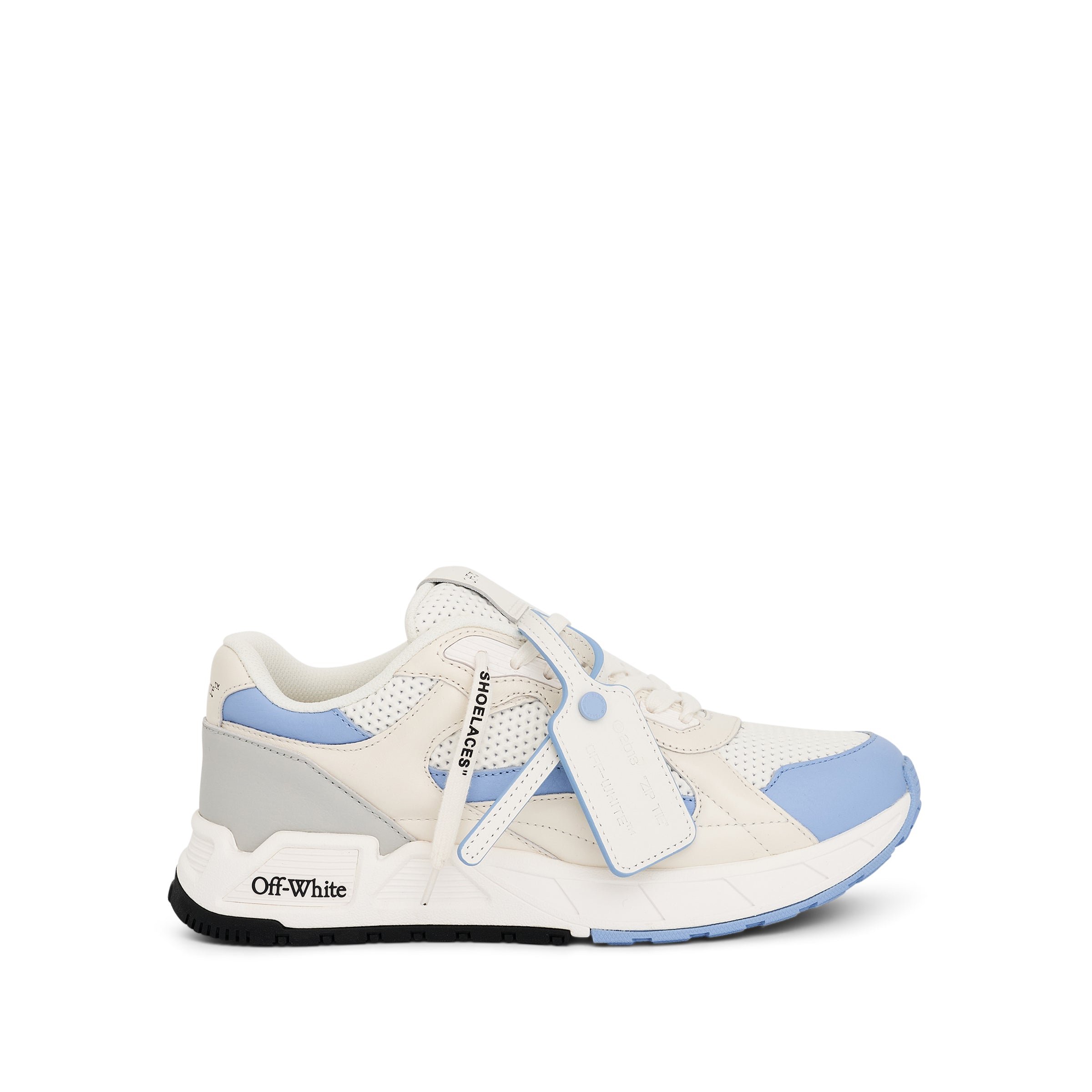 Kick off Sneaker In Colour White/Light Blue