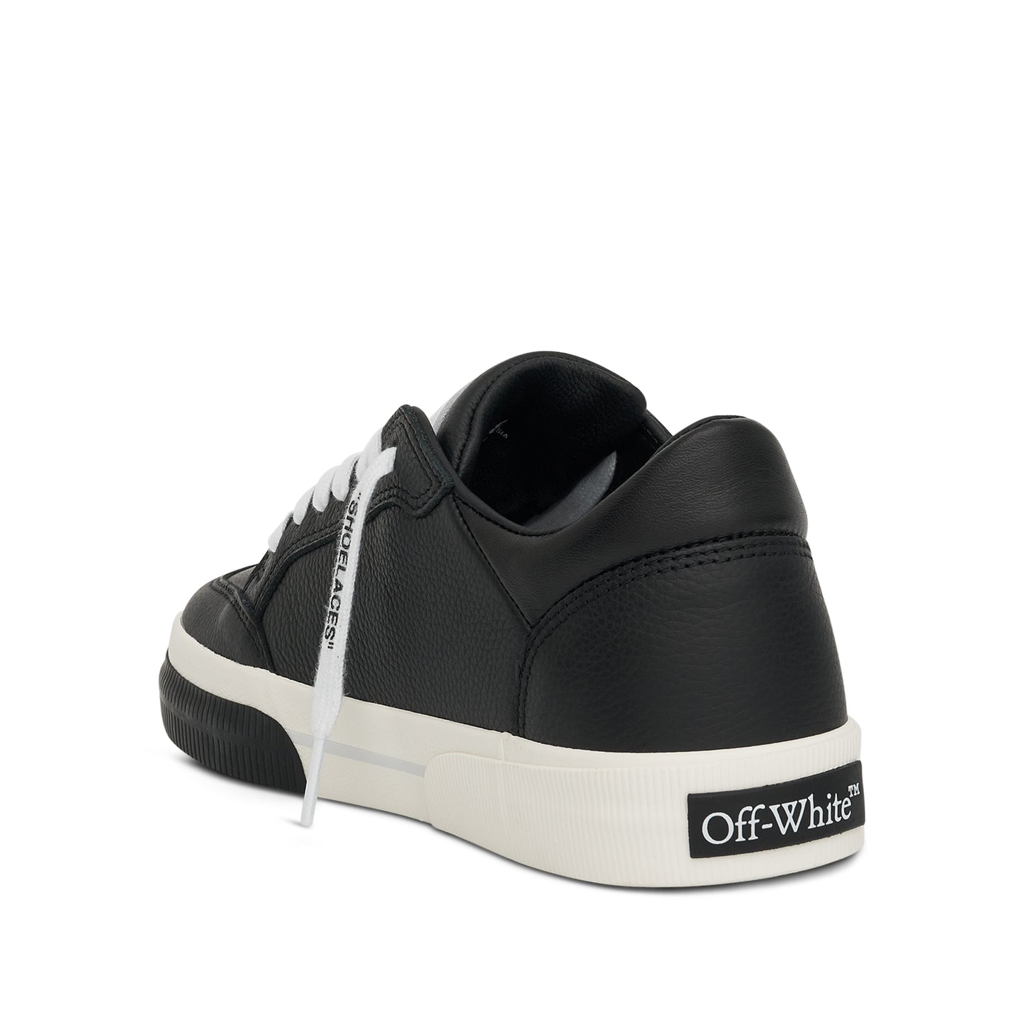 Out of Office Calf Leather Sneaker in Dark Grey/Black
