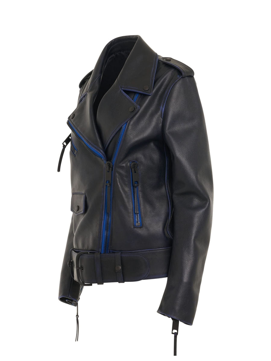 Vintage Oversize Leather Biker Jacket