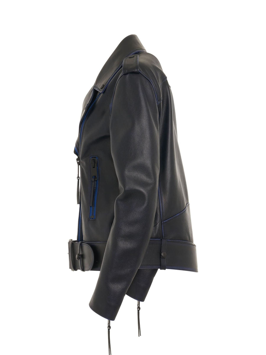 Vintage Oversize Leather Biker Jacket