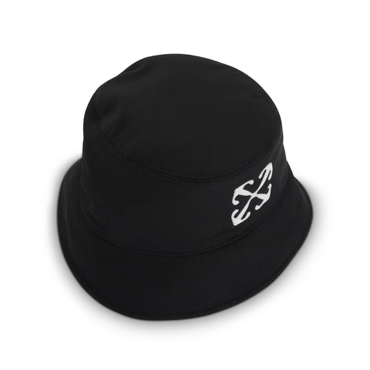 NY Arrow Bucket Hat in Black/White