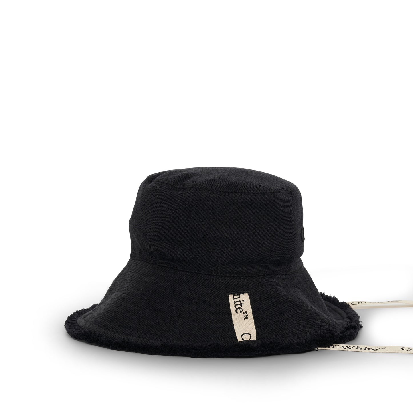 Strings Oversize Bucket Hat in Black