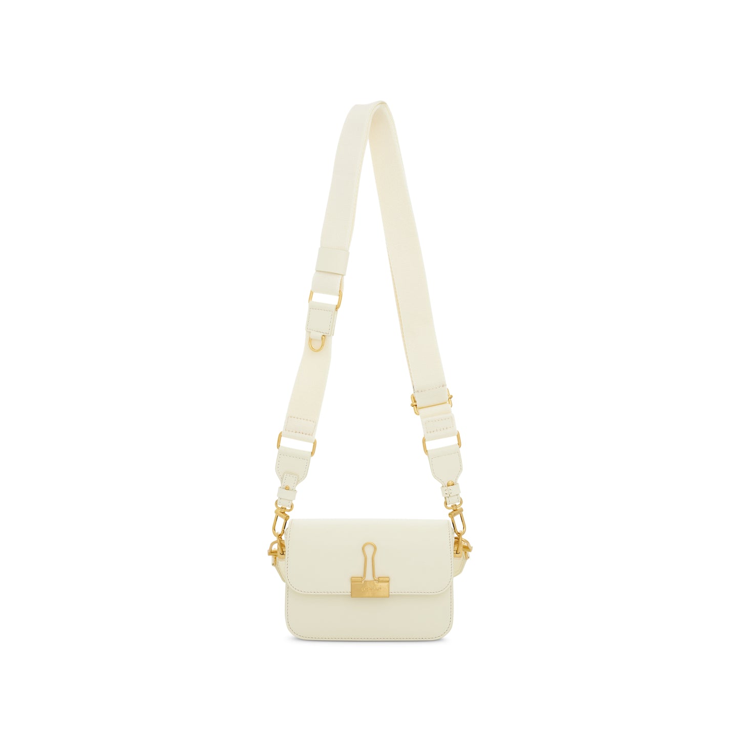 Plain Binder Shoulder Bag in Beige