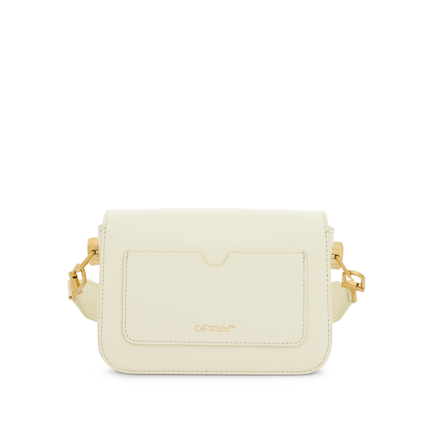 Plain Binder Shoulder Bag in Beige