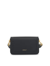 Plain Medium Binder Shoulder Bag in Black