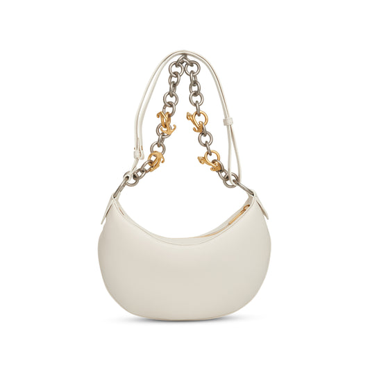 Hobo Hemisphere Bag in White