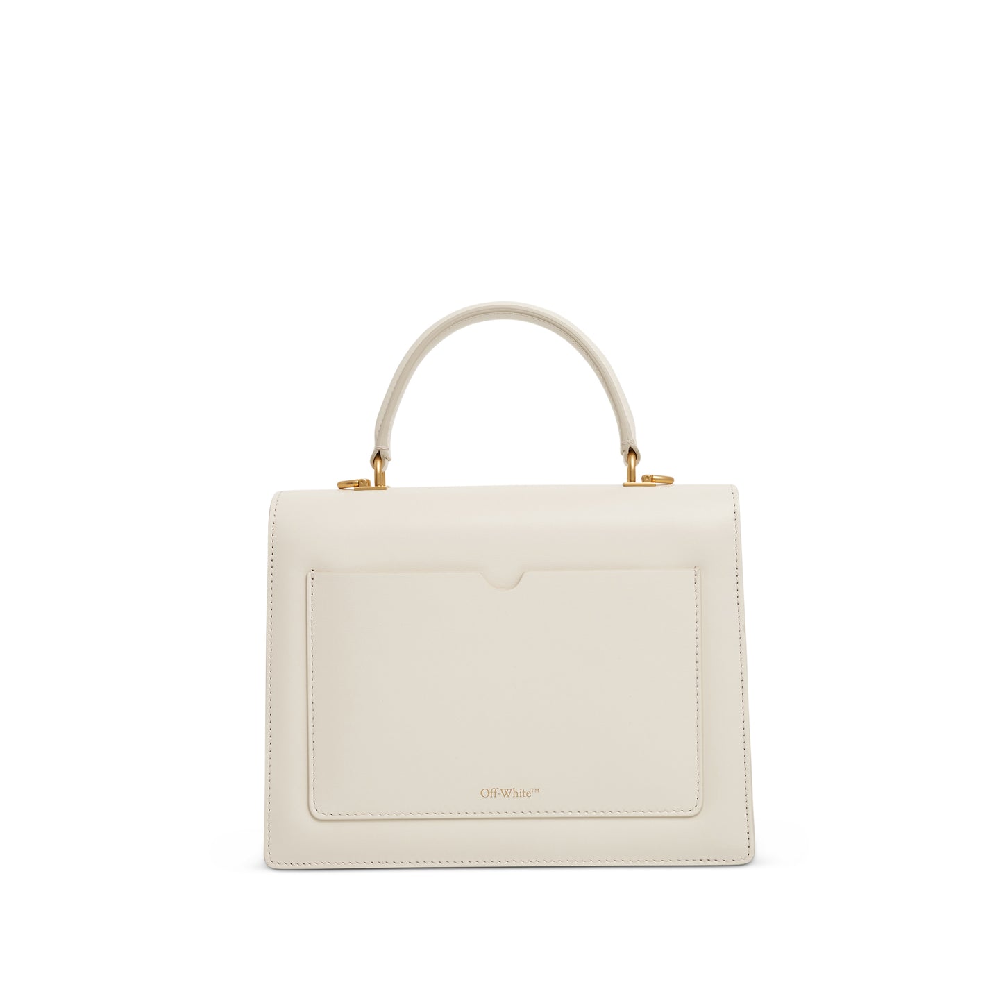Jitney 2.8 Top Handle Leather Bag in White