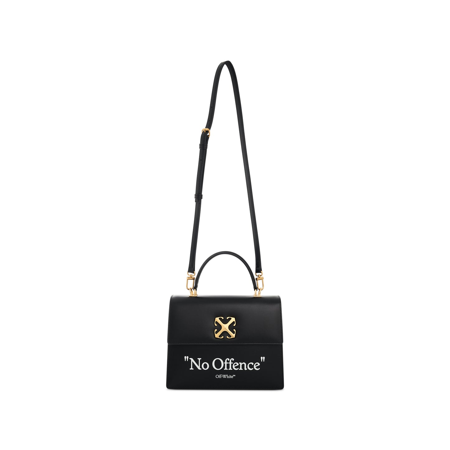 Jitney 2.8 Top Handle Quote Bag In Colour Black/White