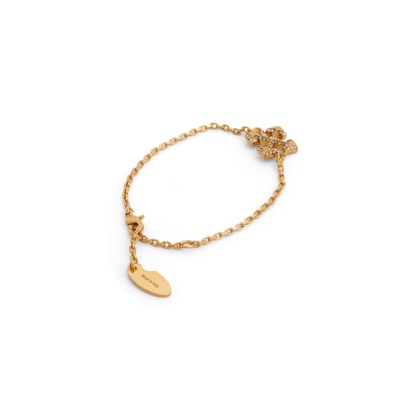 Pave Arrow Bracelet in Gold