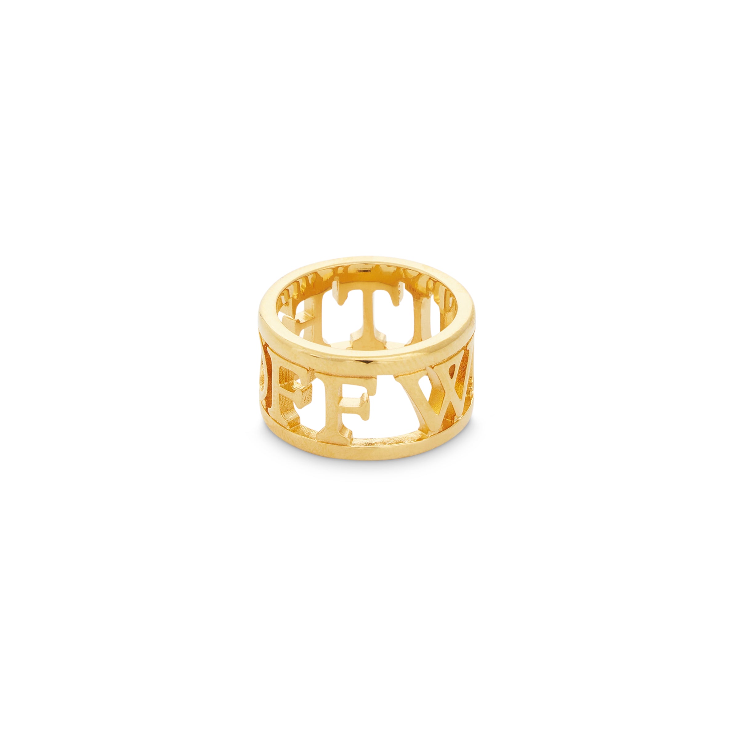 Logo Ring in Gold