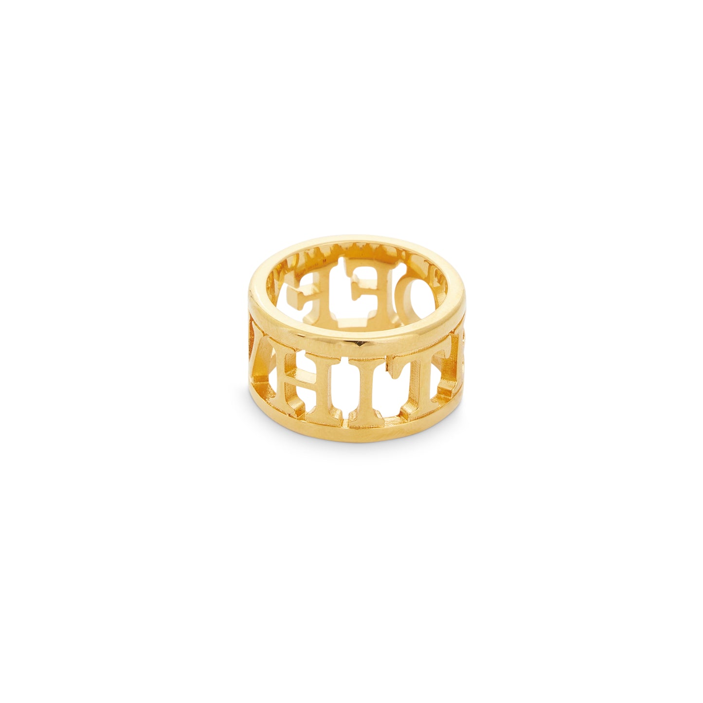 Logo Ring in Gold