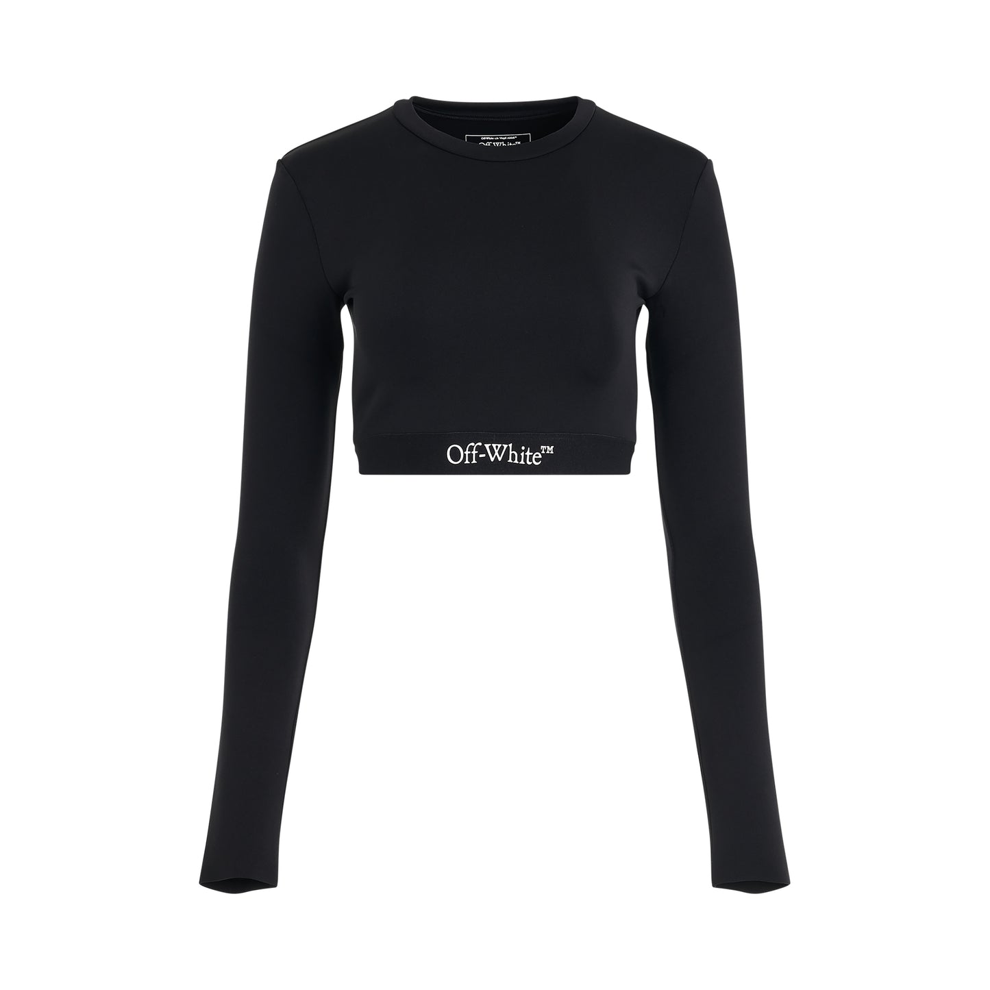 Logoband Long-Sleeves Tops in Black