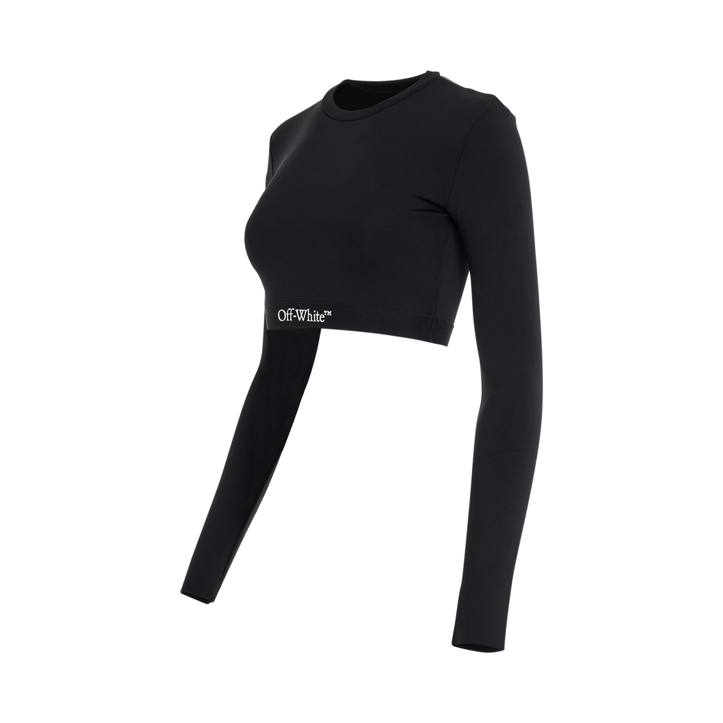 Logoband Long-Sleeves Tops in Black