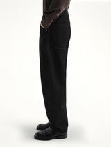 Twisted Workwear Pants in Black