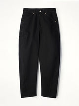 Twisted Workwear Pants in Black