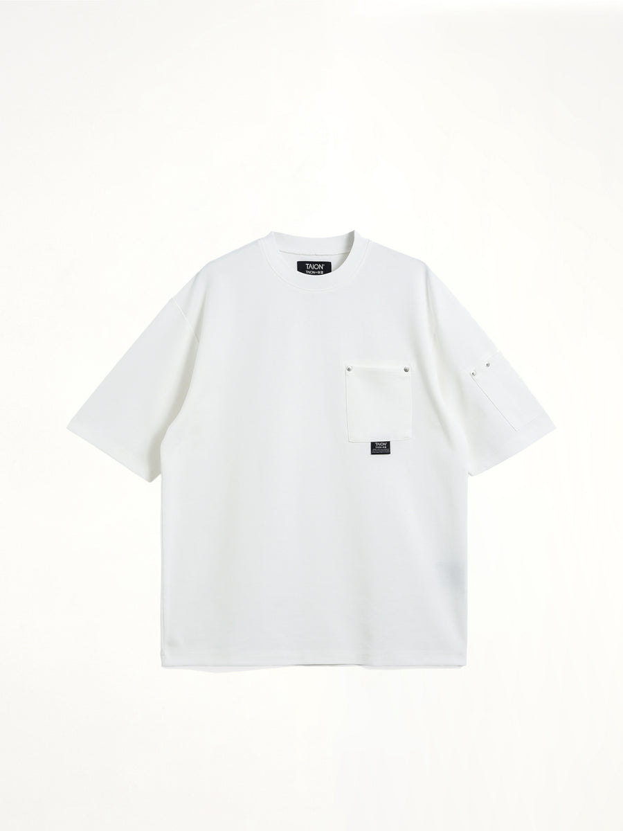 Work Libet Pocket T-Shirt in White