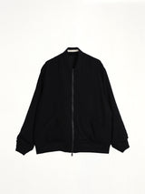 Non Down Basic Reversible Studium Jacket in Black