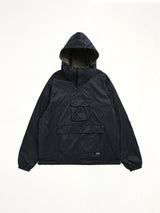 Non Down Mountain Reversible Anorak in Black/Dark Olive