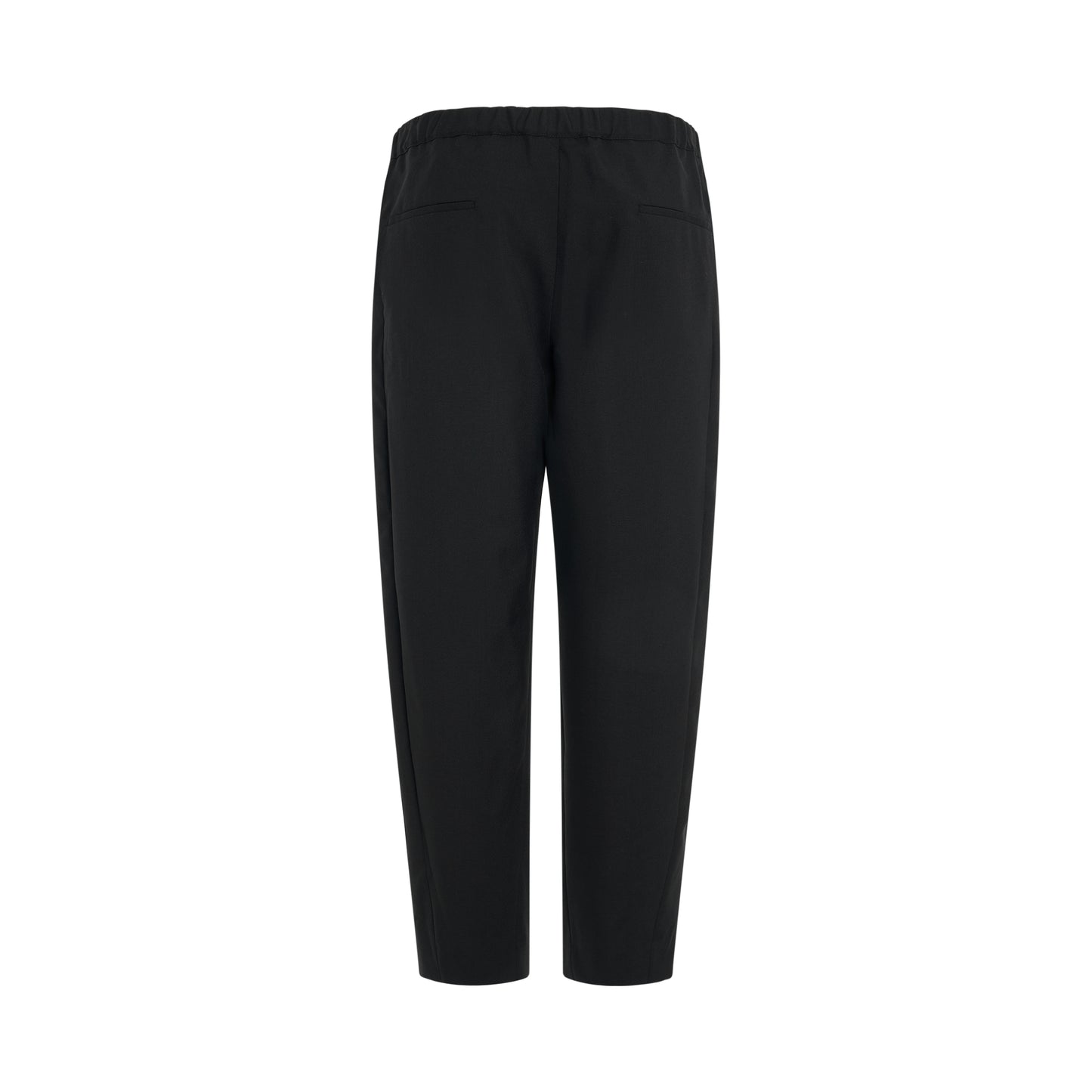 Wide Leg Cropped Pants in Black