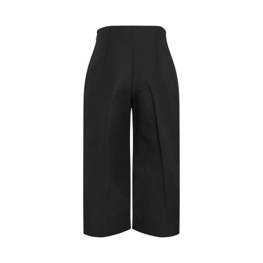 High Waisted Straight Leg Pants in Black