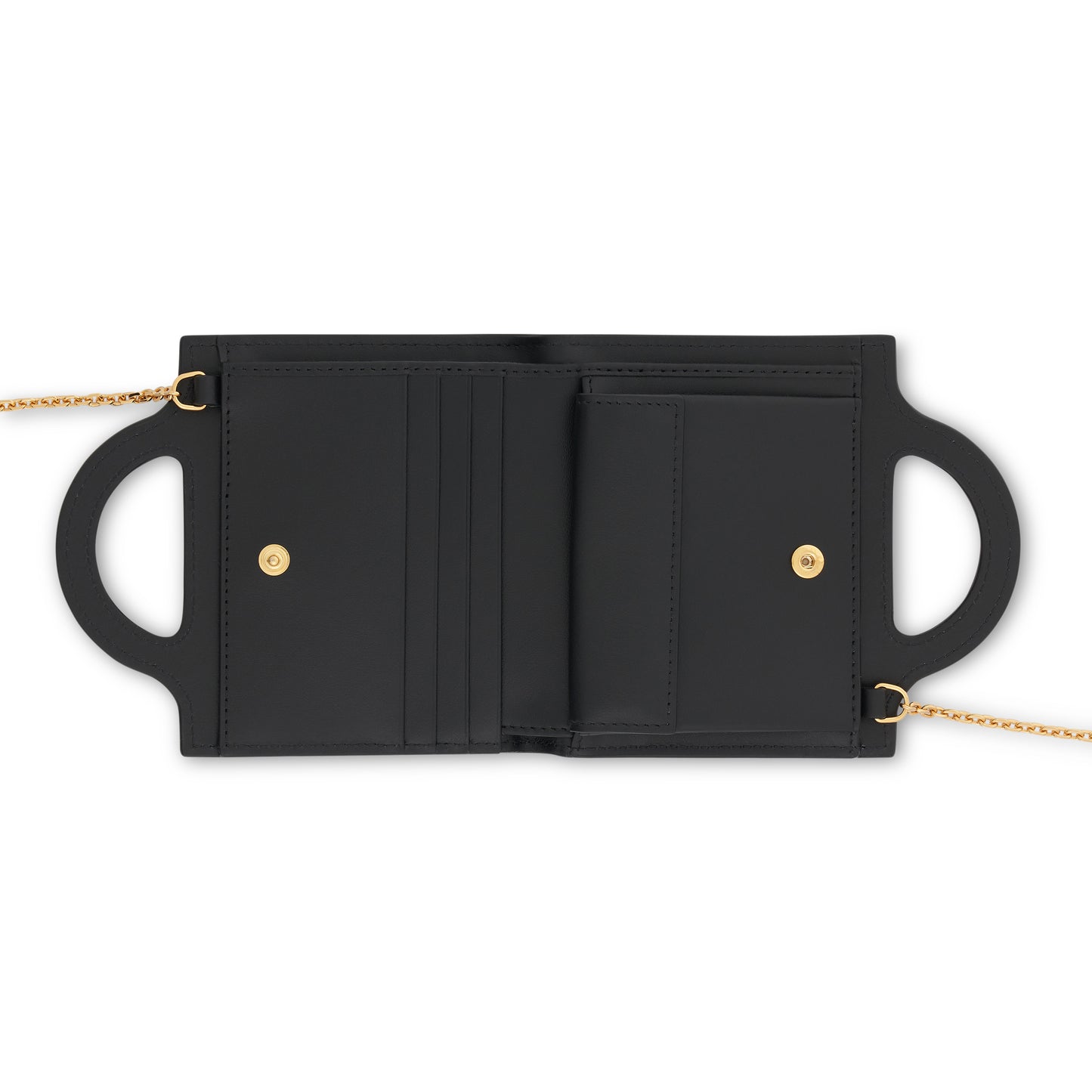 Billfold Wallet on Chain in Black