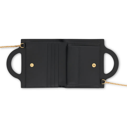 Billfold Wallet on Chain in Black