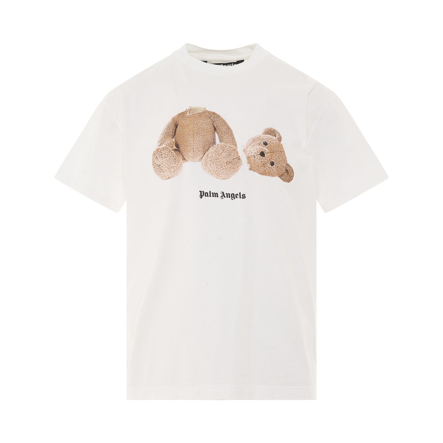 Bear Classic T-Shirt in White/Brown