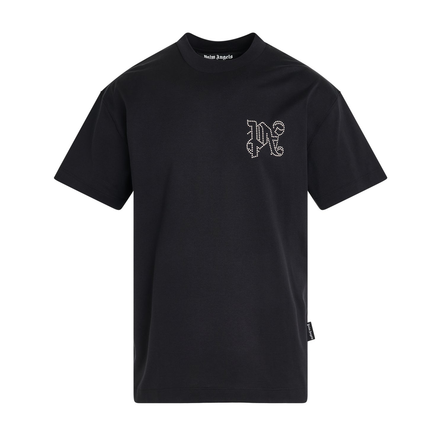 Monogram Stud Classic T-Shirt in Black