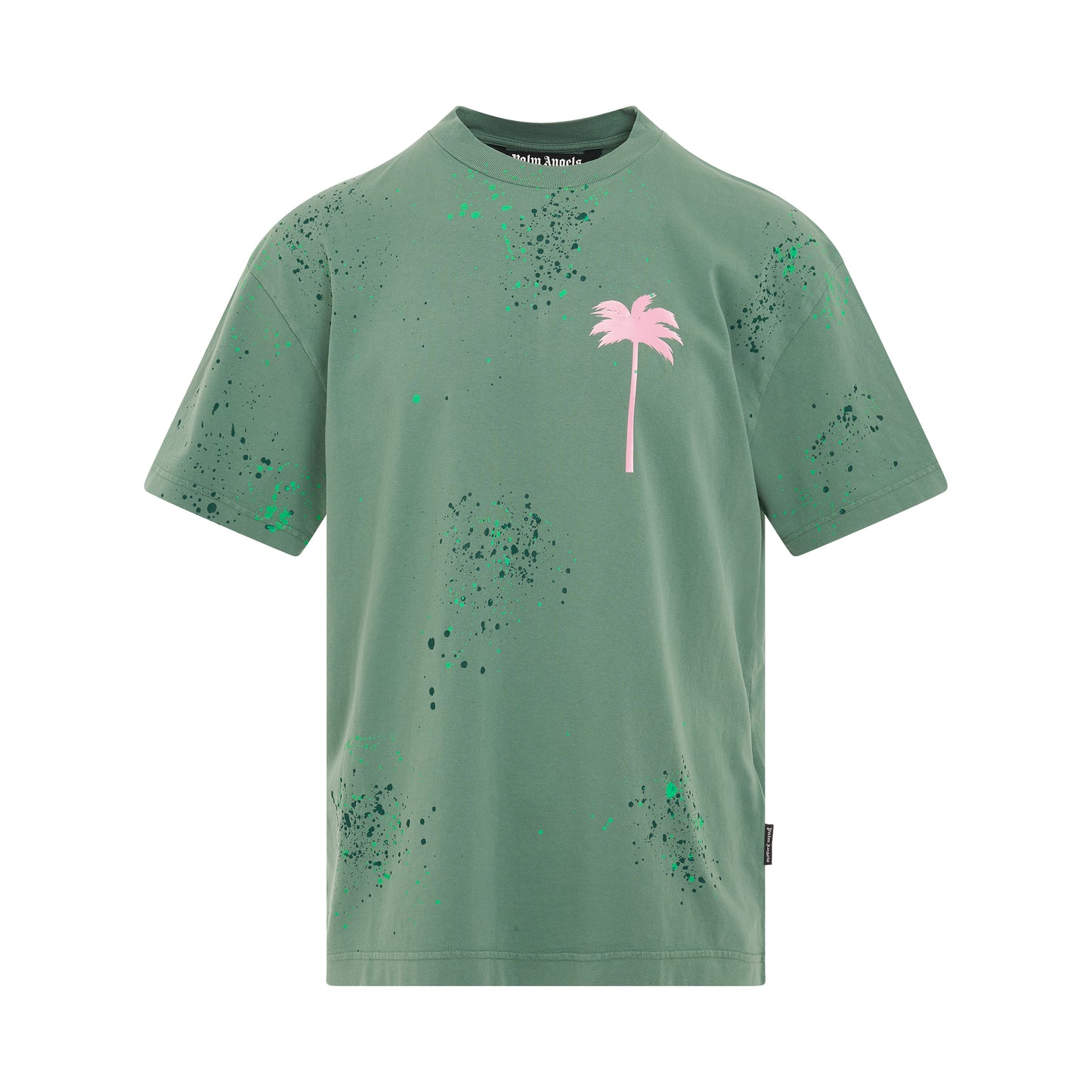 PXP Painted Classic T-Shirt in Green/Pink