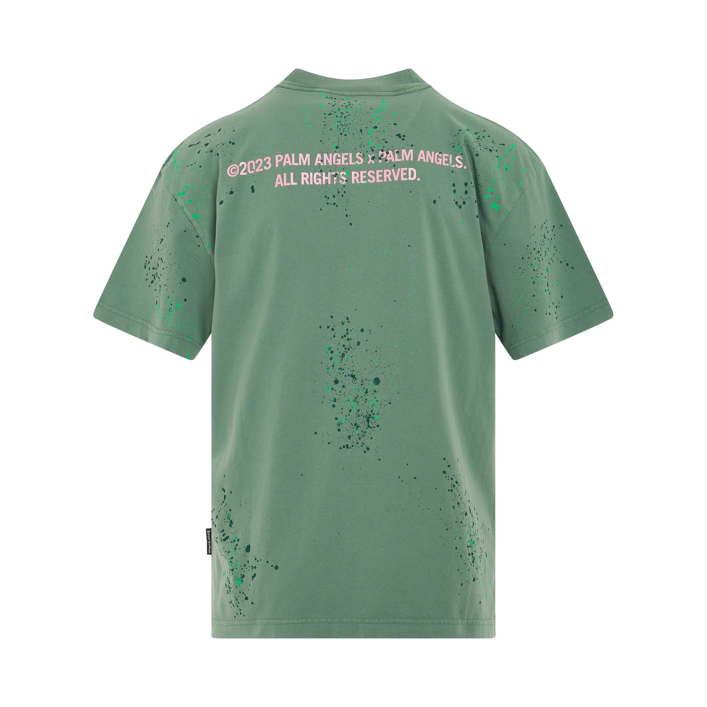 PXP Painted Classic T-Shirt in Green/Pink