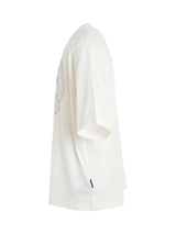 Milano Stud Loose Fit T-Shirt in Off White