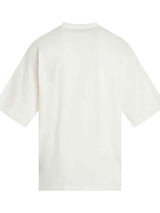 Milano Stud Loose Fit T-Shirt in Off White