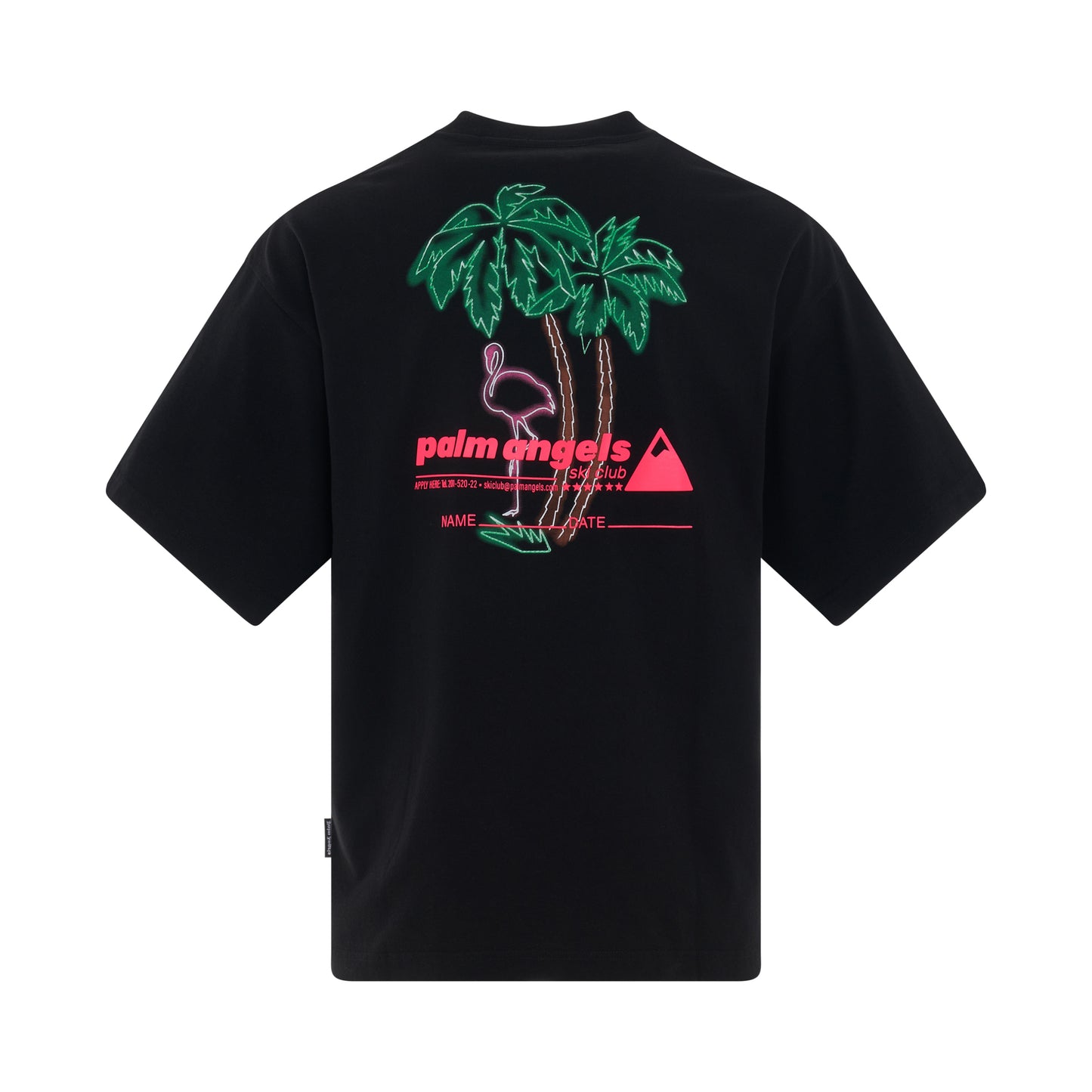 PA Ski Club Classic T-Shirt in Black/Multicolour