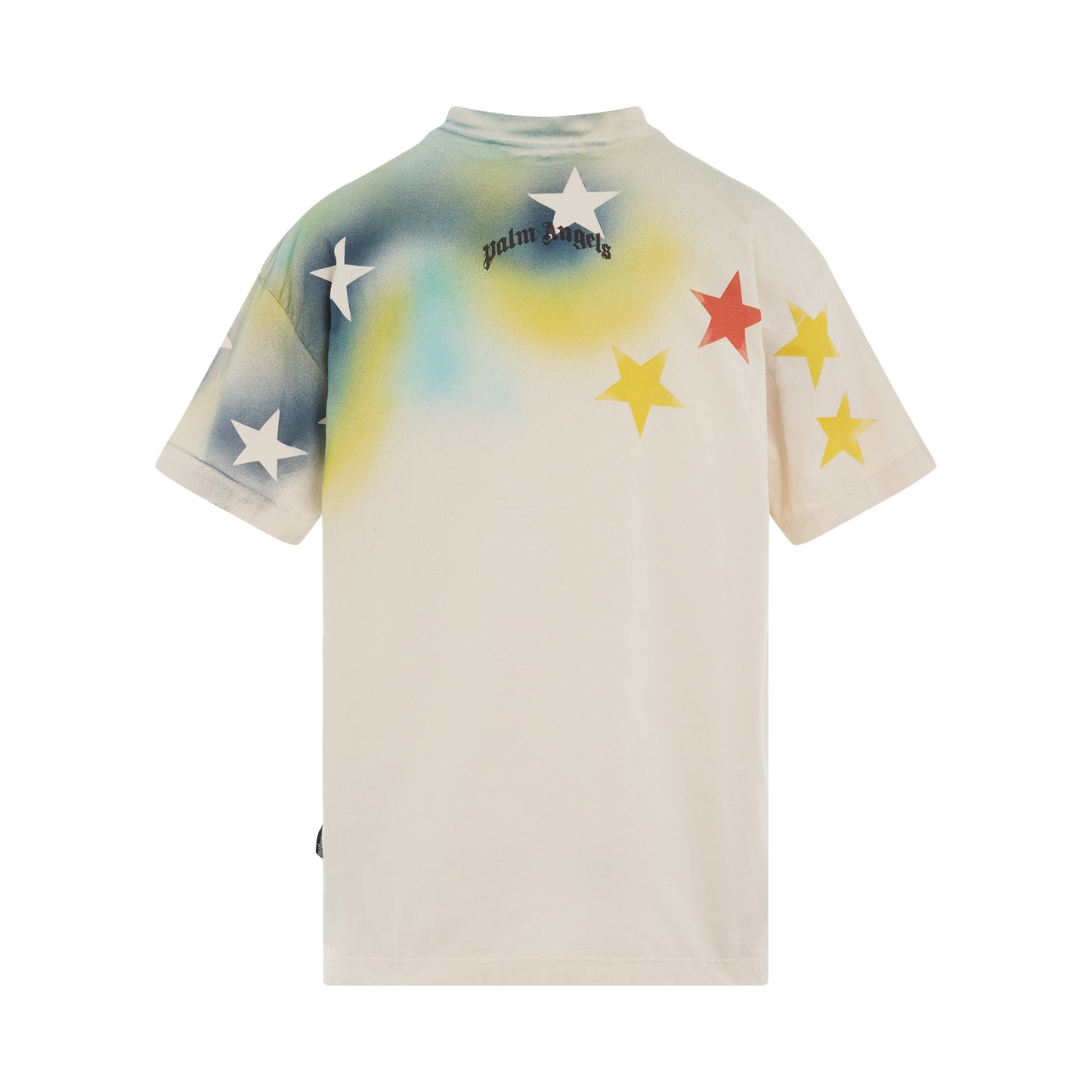 Sprayed Stars Vintage T-Shirts in White/Multicolour