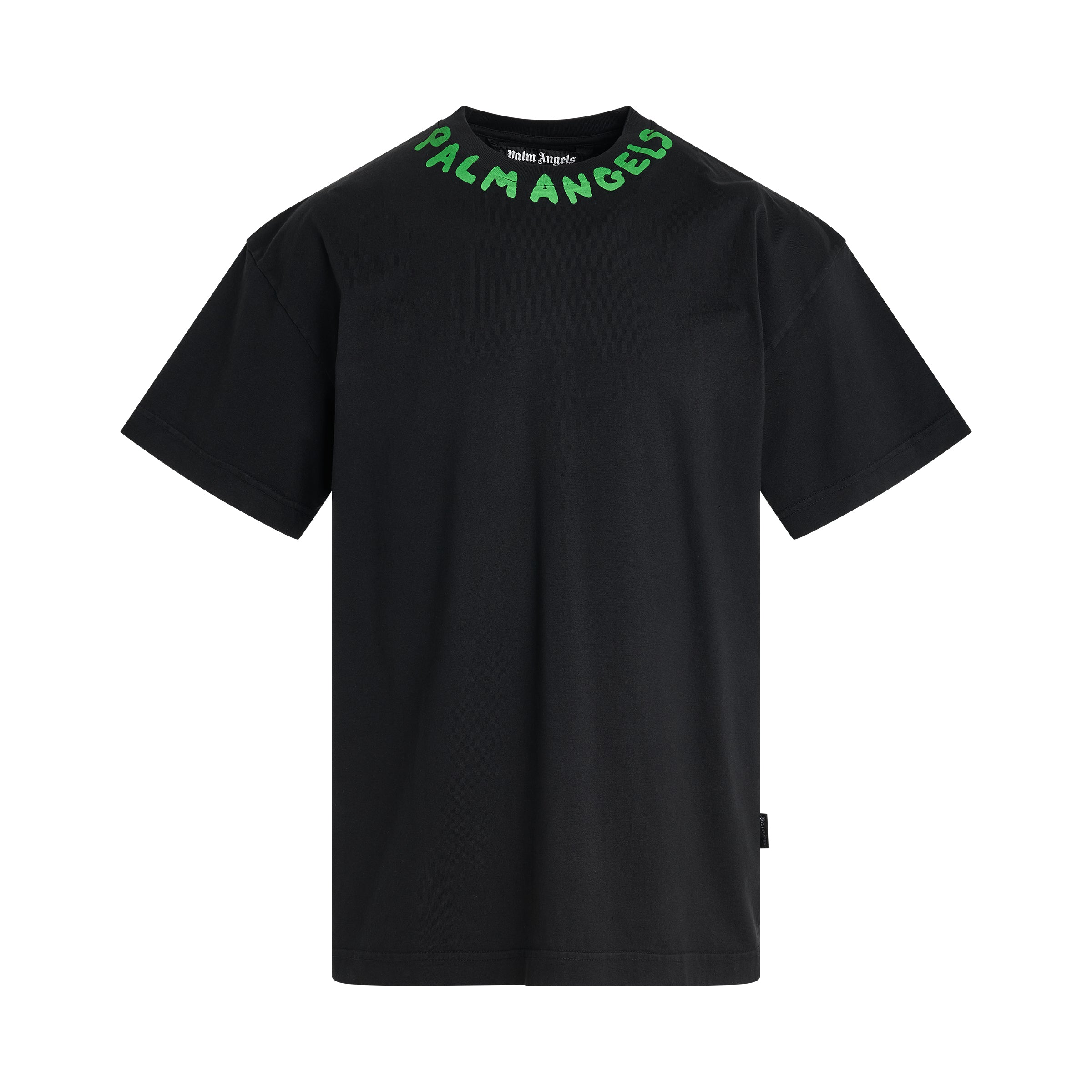 Seasonal Logo T-Shirt in Black/Green