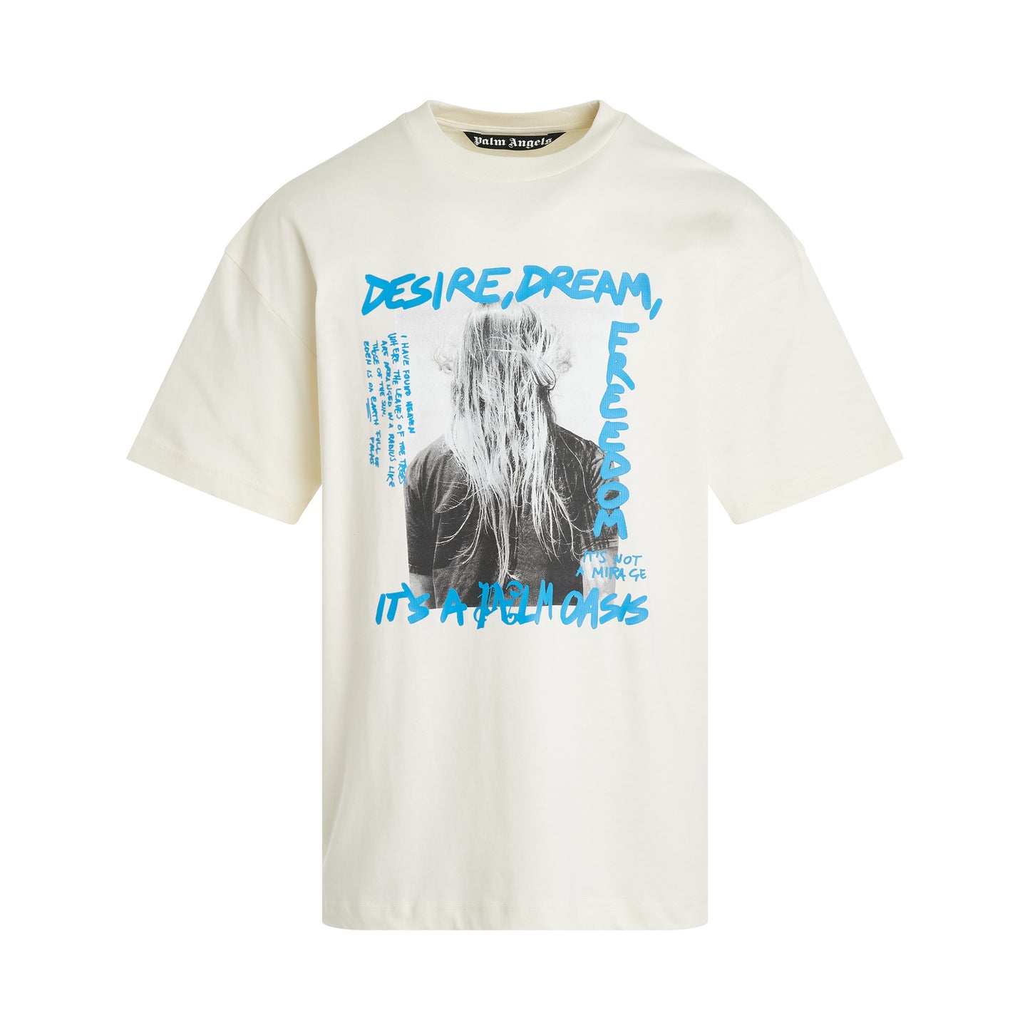 Palm Oasis T-Shirt in Off White