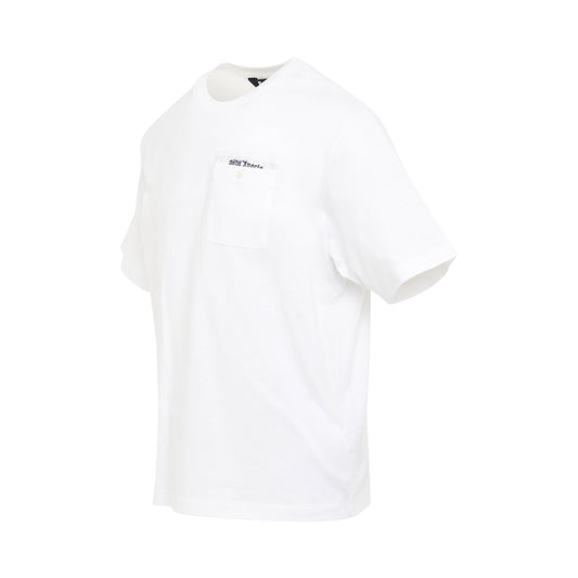 Satorial Tape Pocket T-Shirt in White