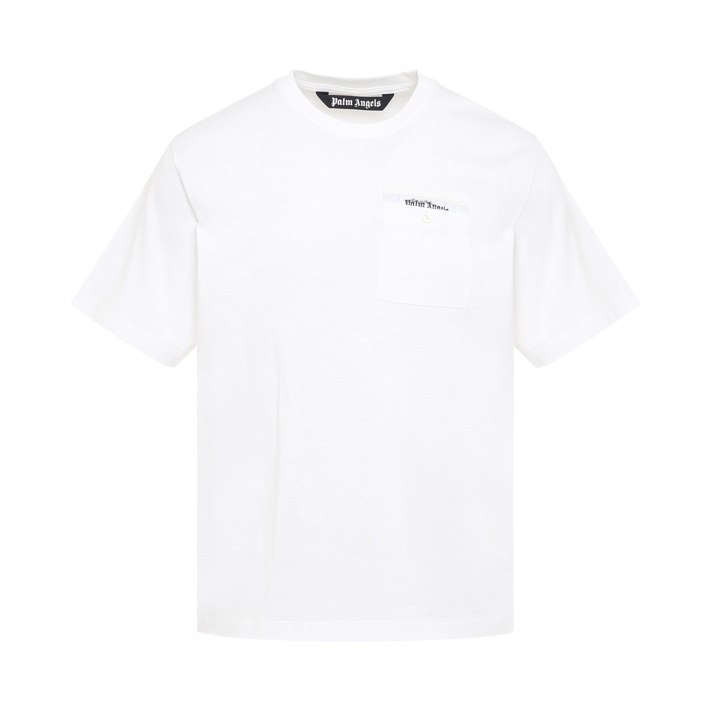 PALM ANGELS Satorial Tape Pocket T-Shirt in White – MARAIS