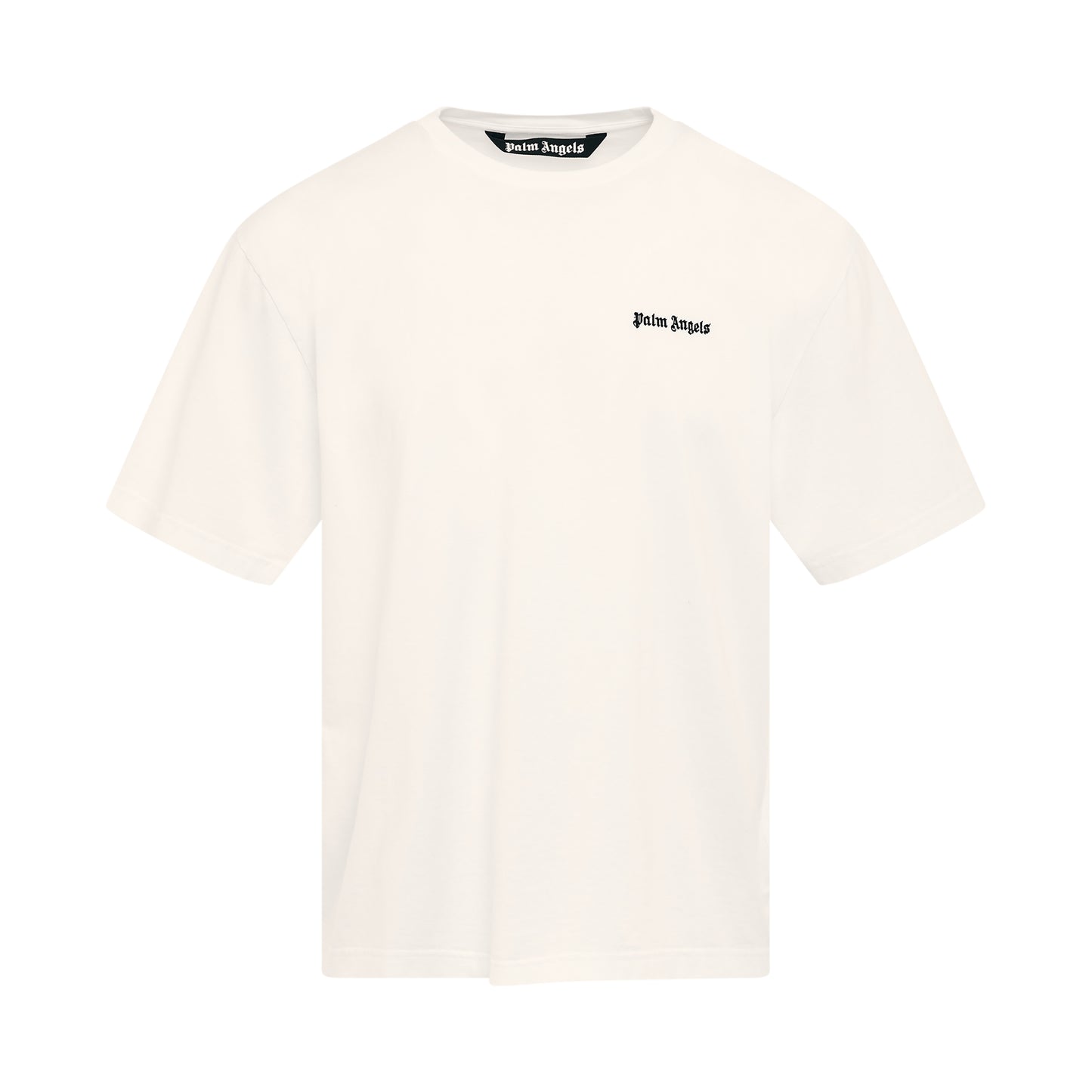 Embroidered Logo Slim T-Shirt in White