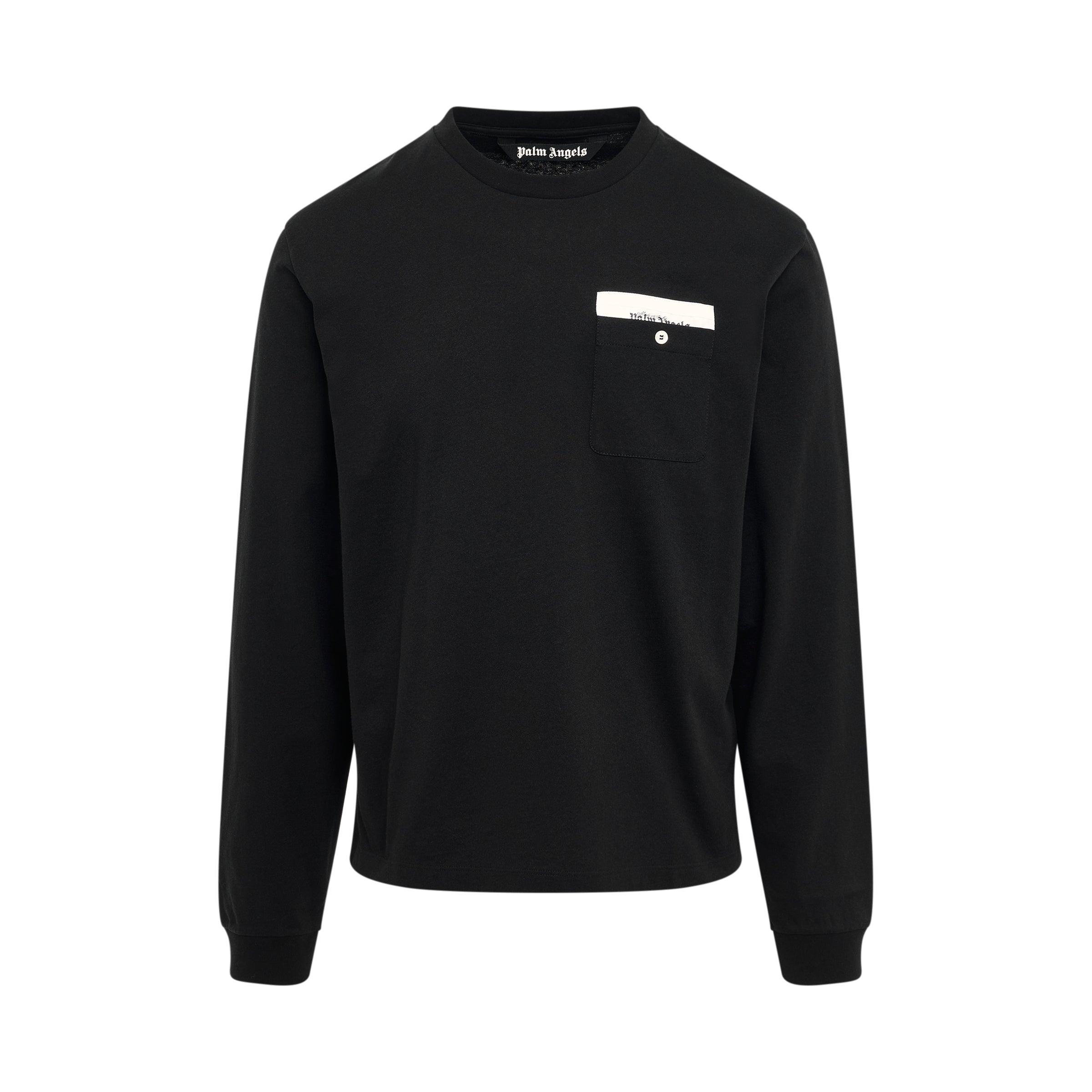 Satorial Long-Sleeve T-Shirt in Black