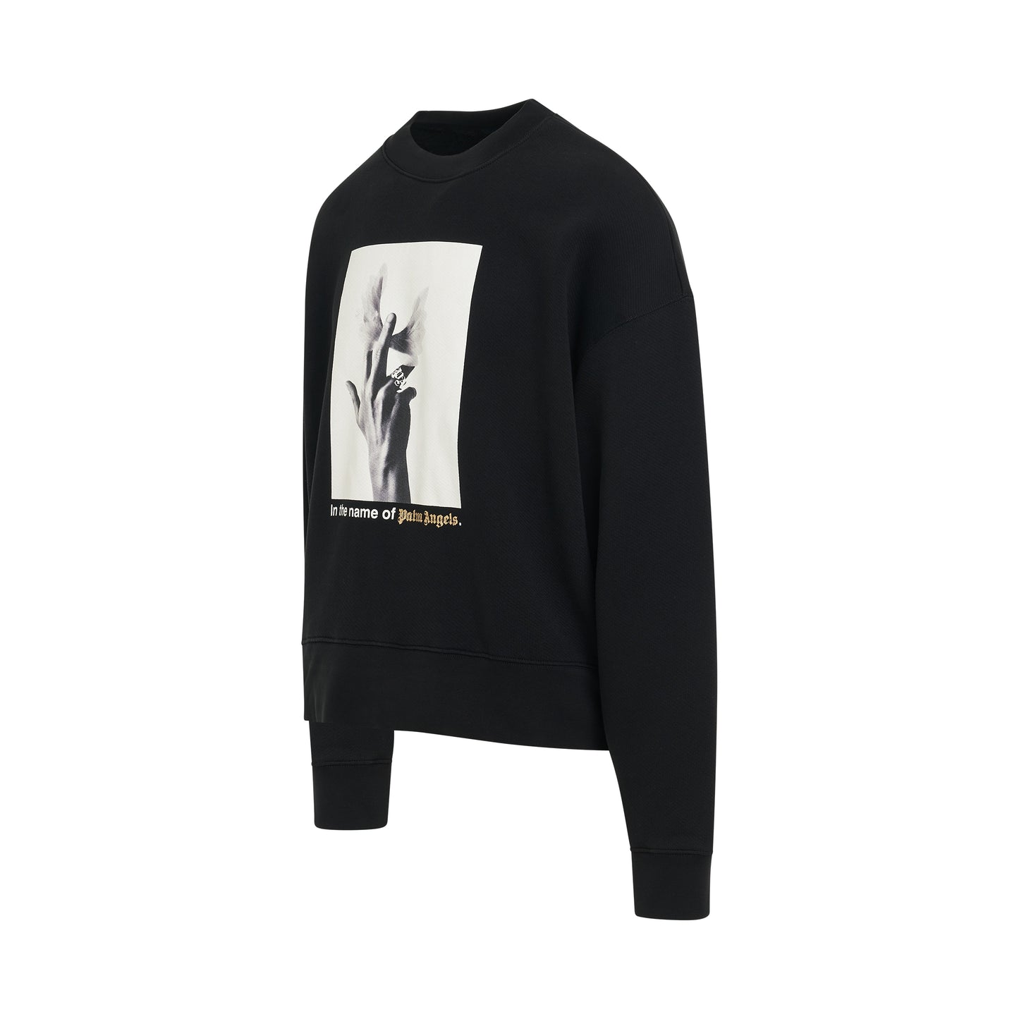 Wings Graphic Sweatshirt in Black