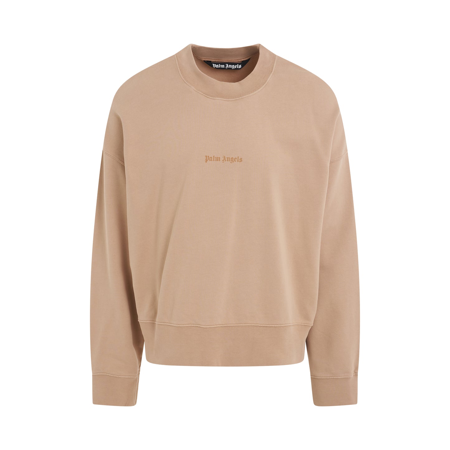 GD Reverse Logo Crewneck Sweatshirt in Beige