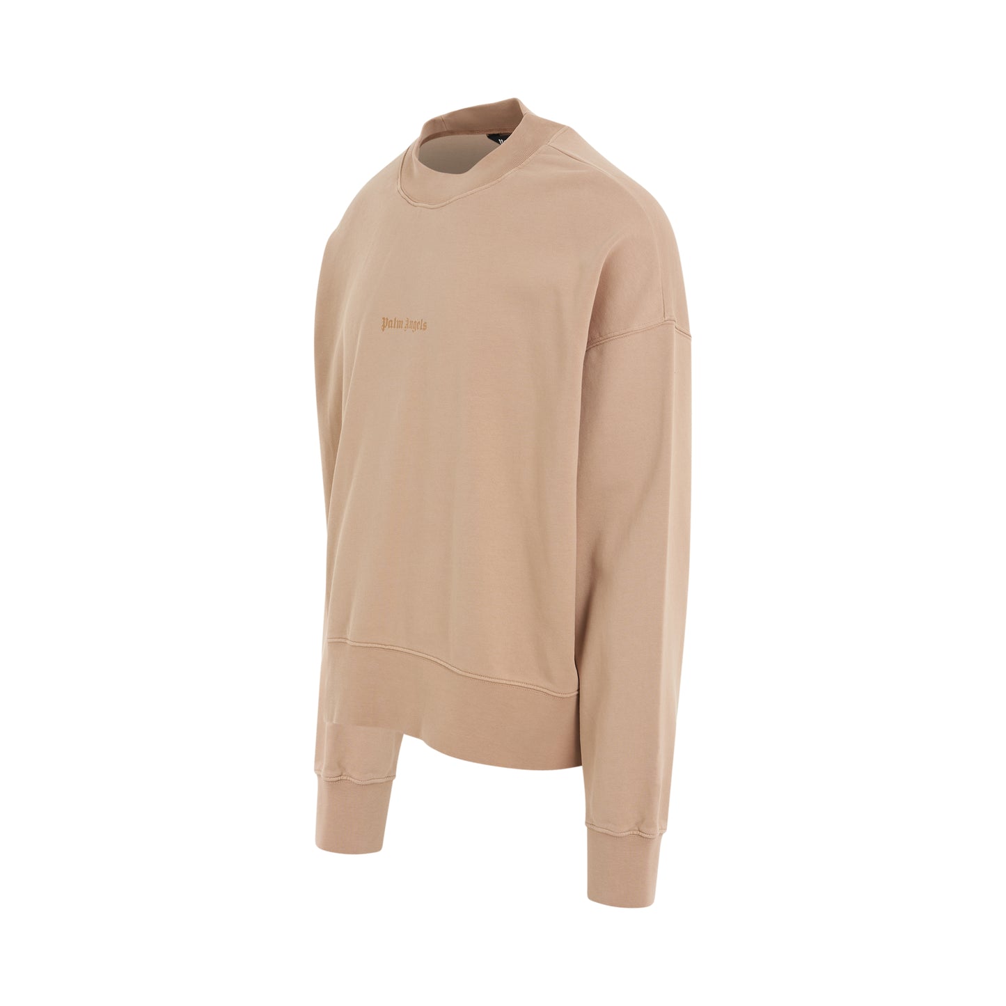 GD Reverse Logo Crewneck Sweatshirt in Beige