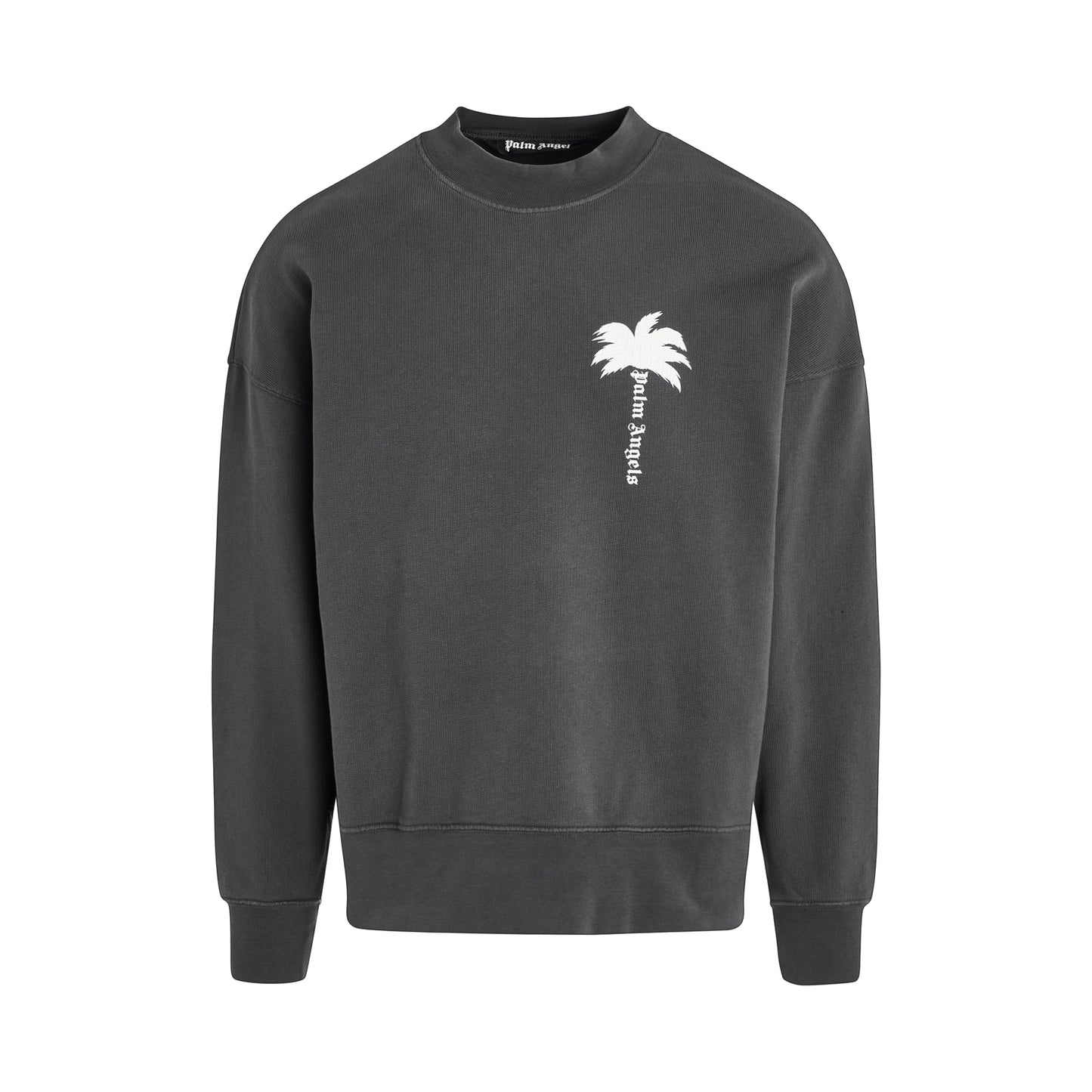 The Palm GD Crewneck Sweater in Dark Grey
