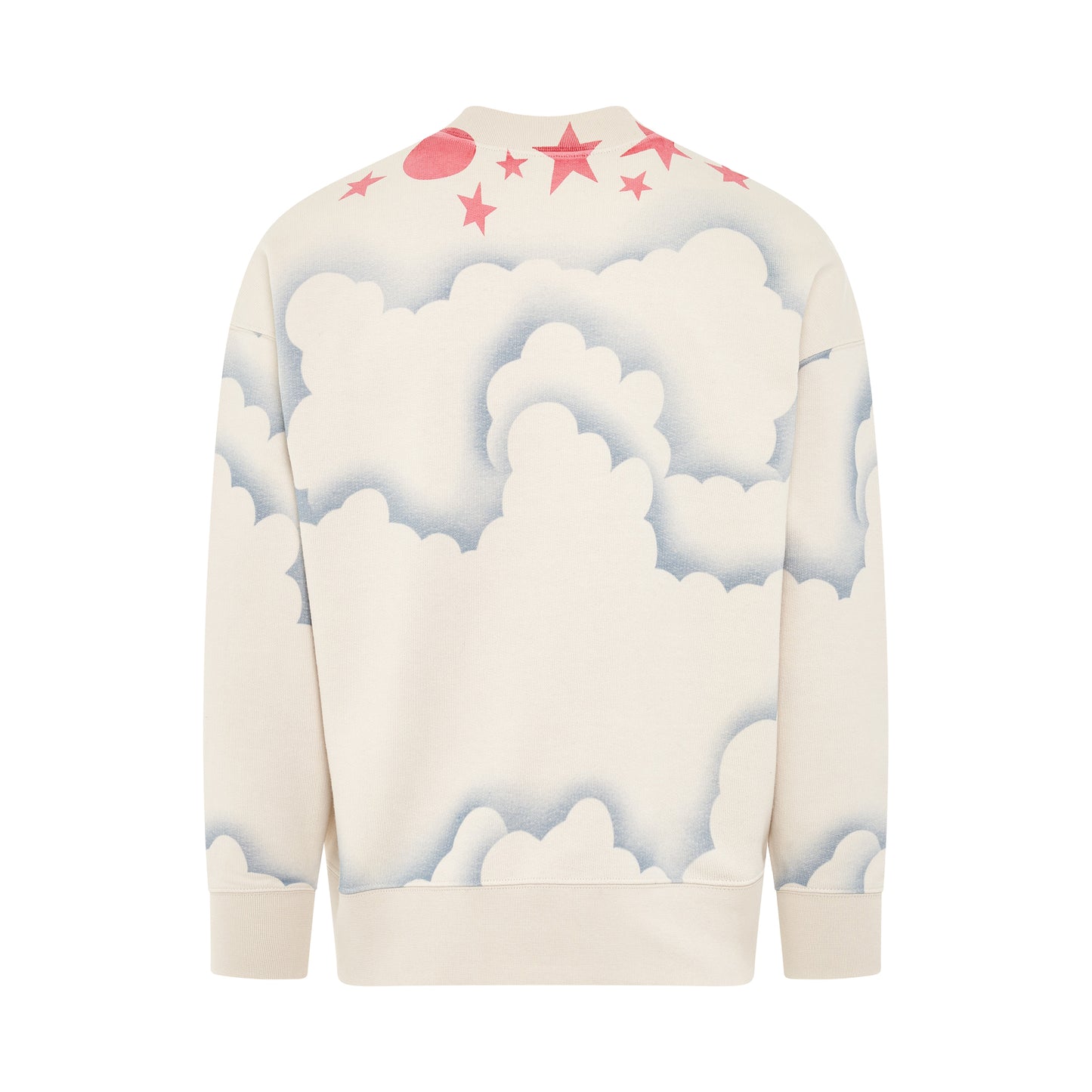 Palm Sunrise Graphic Sweatshirt in Off White