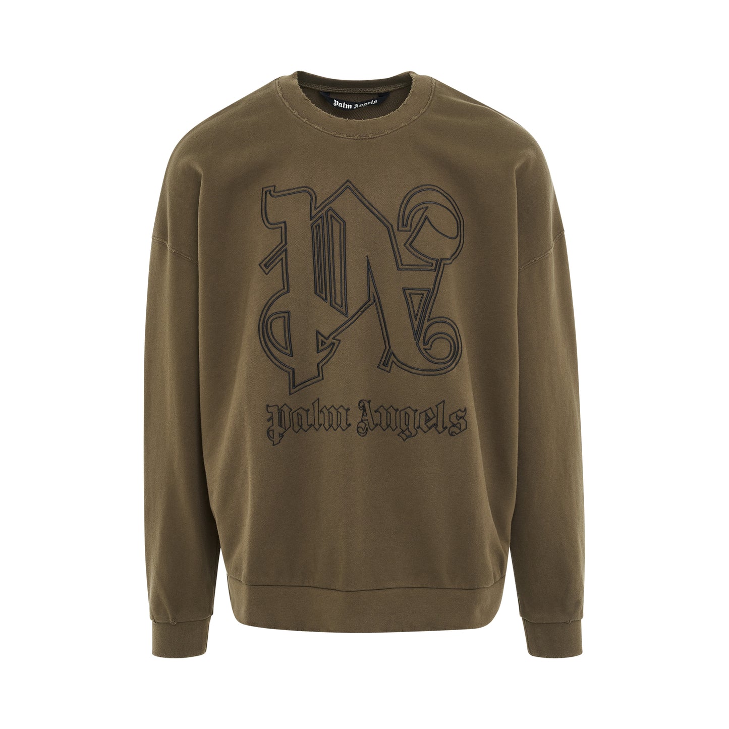 Classic Monogram Statement Sweatshirt in Brown