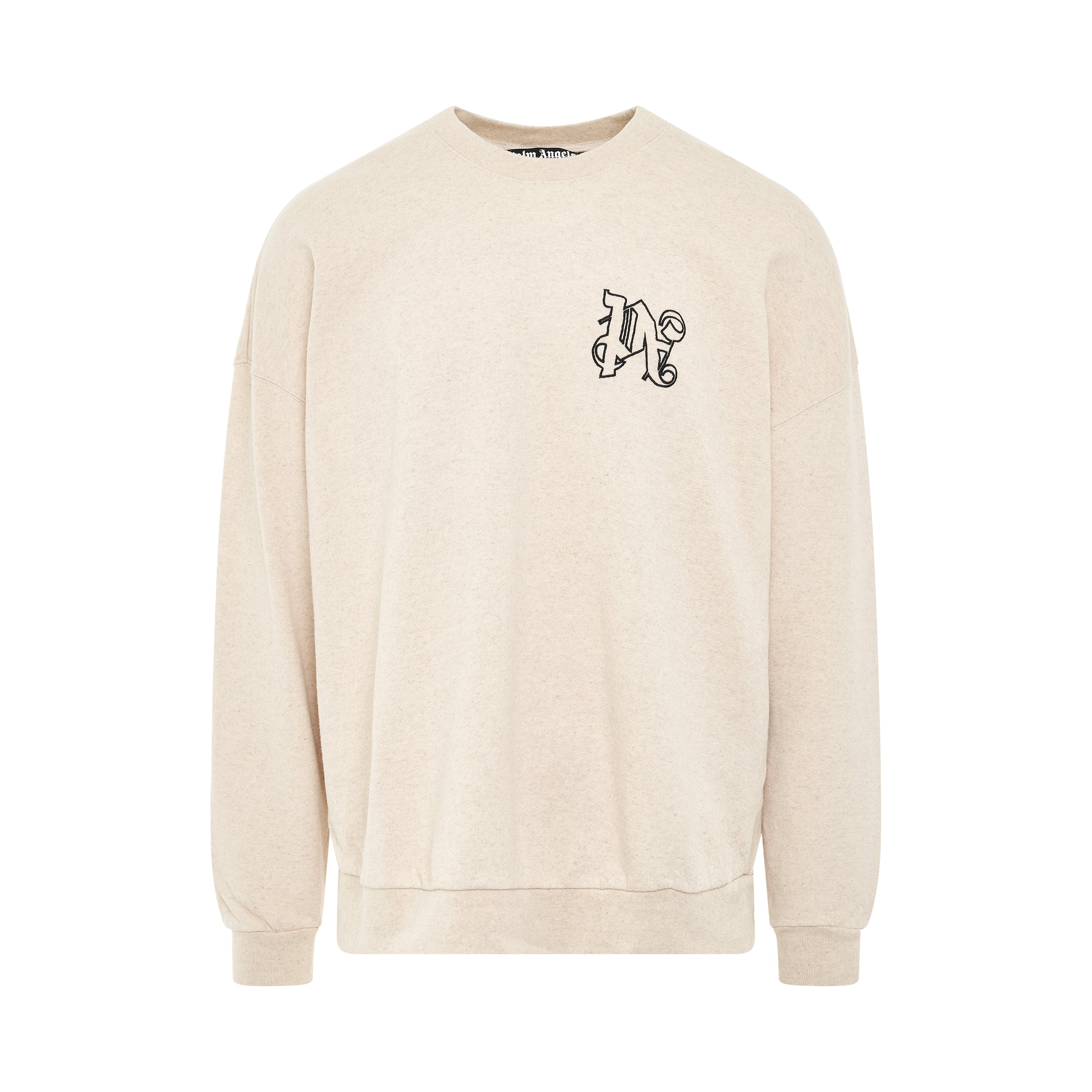 Classic Monogram Sweatshirt in Beige