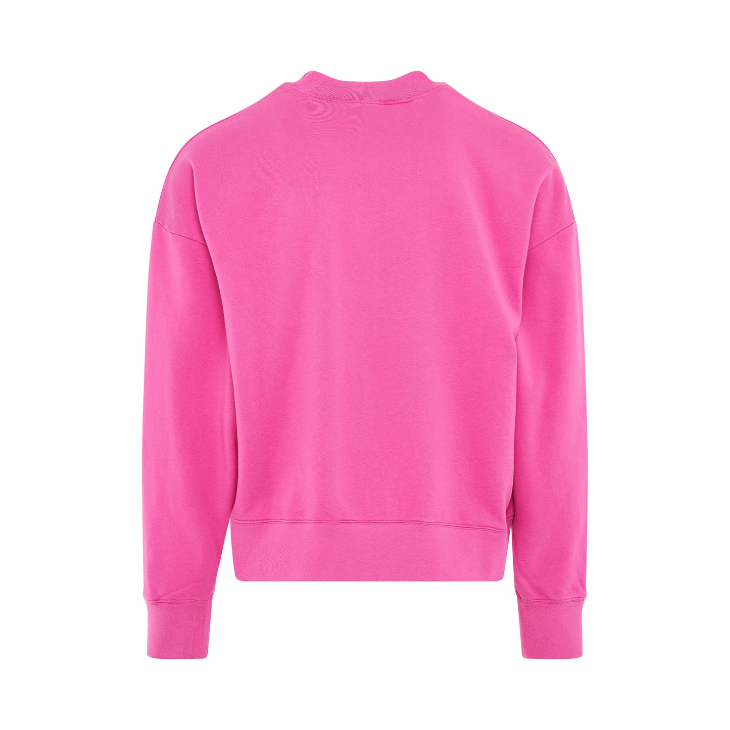 Embroidered Logo Sweatshirt in Fuchsia