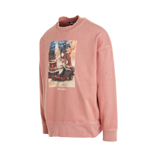 Dice Game Sweatshrit in Pink/Multicolour