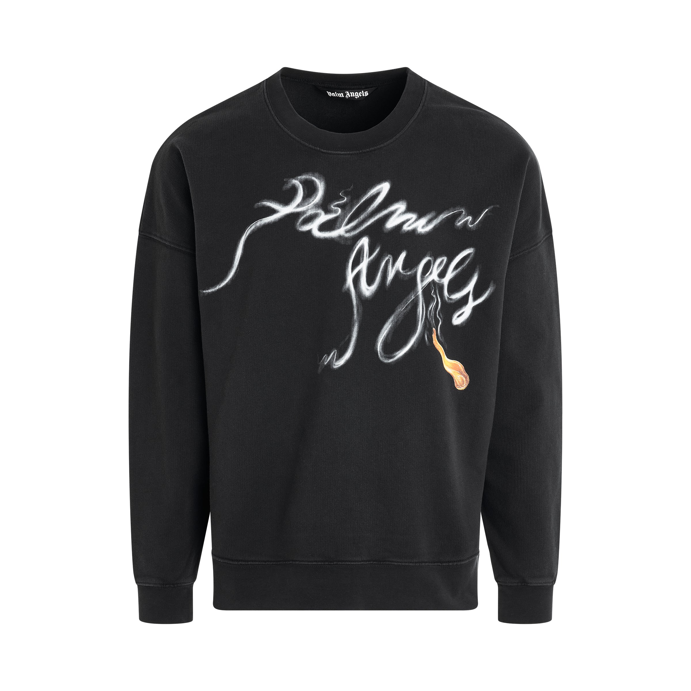 Foggy PA Sweatshirt in Black/White